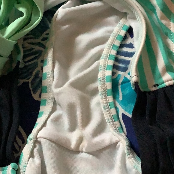 Cole of  California bikini bottom turquoise Med Victoria Secret top 32Cup - Picture 10 of 10